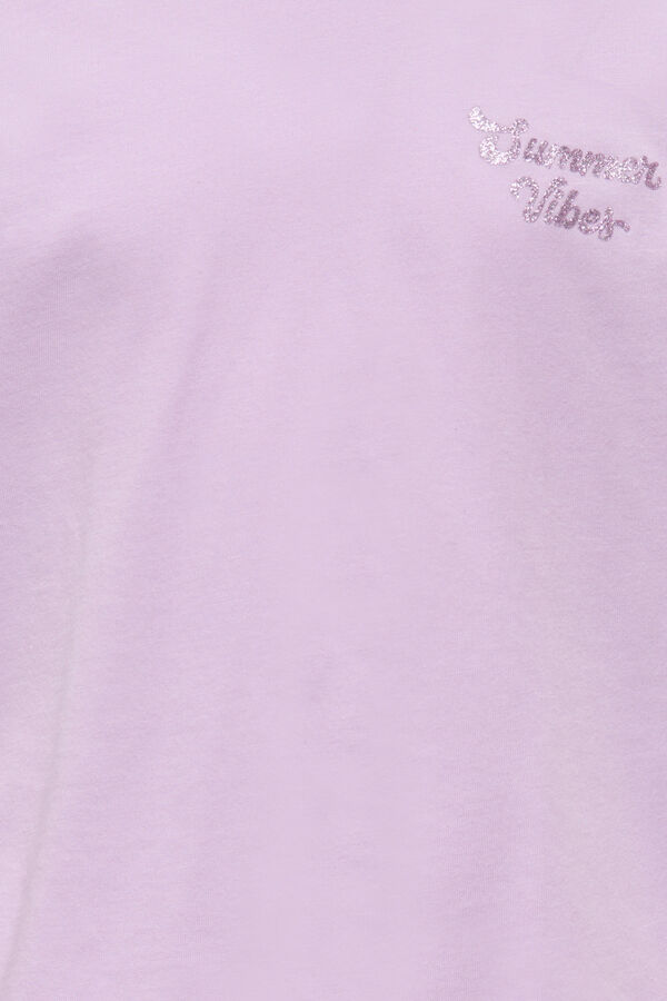 Only Girls Camiseta manga corta morado/lila