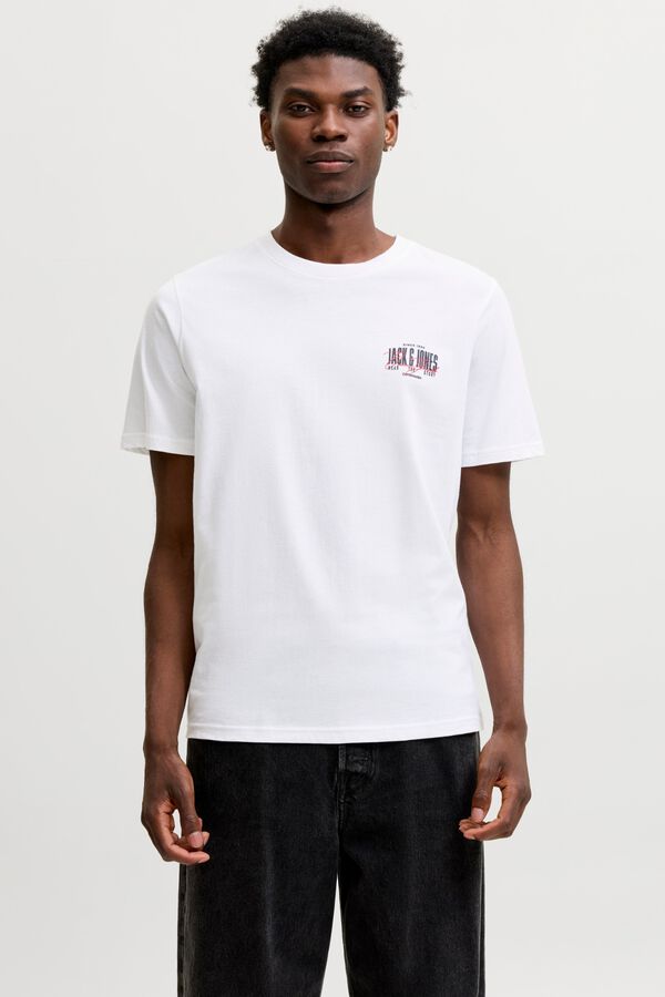Jack & Jones Short sleeve T-shirt logo feh&eacute;r