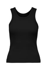 Only Top canal&eacute; sin mangas negro