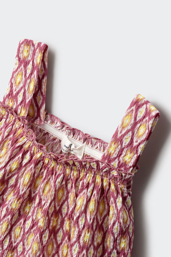 Springfield Kids Top sa printom Bež