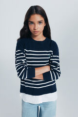 Springfield Kids Mornarski džemper za devojčice Plava