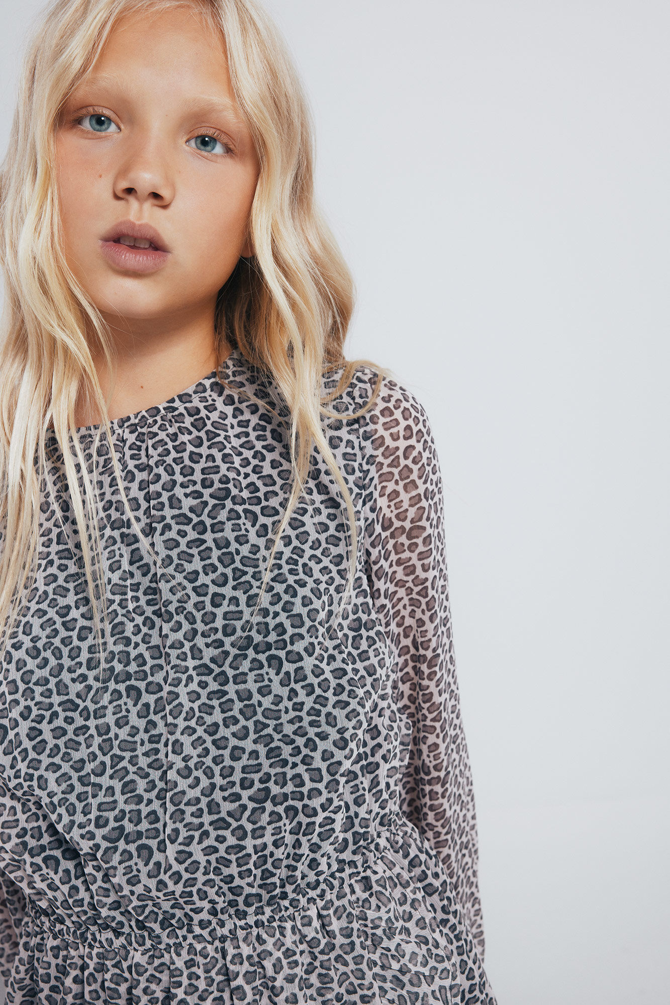 Springfield Kids Haljina za devojčice sa životinjskim dezenom