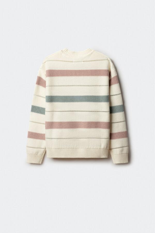 Springfield Kids Džemper za devojčice na pruge Roze