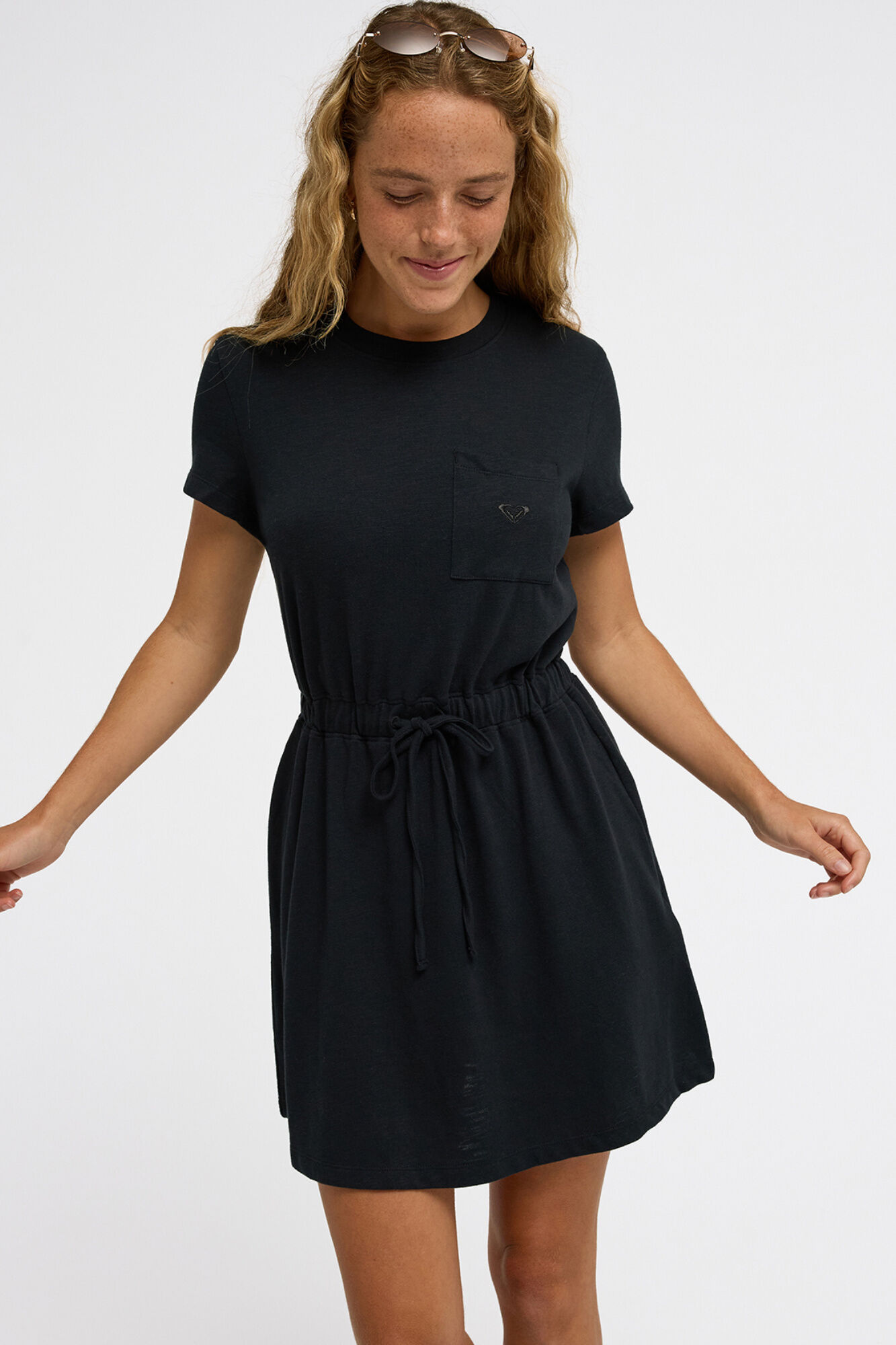 Roxy Vestido corto cintura el&aacute;stica