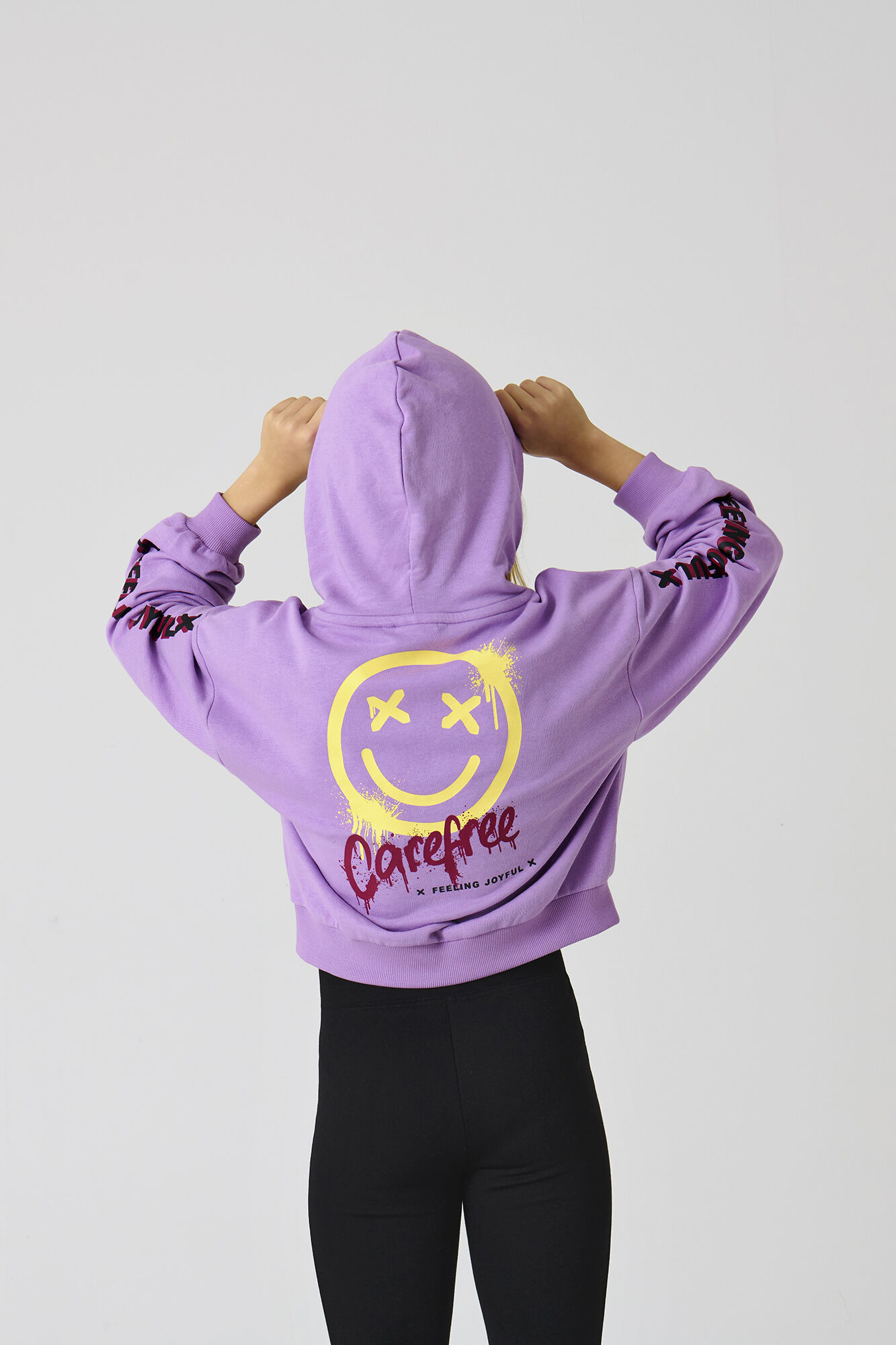 Only Girls Sudadera cropped ni&ntilde;a