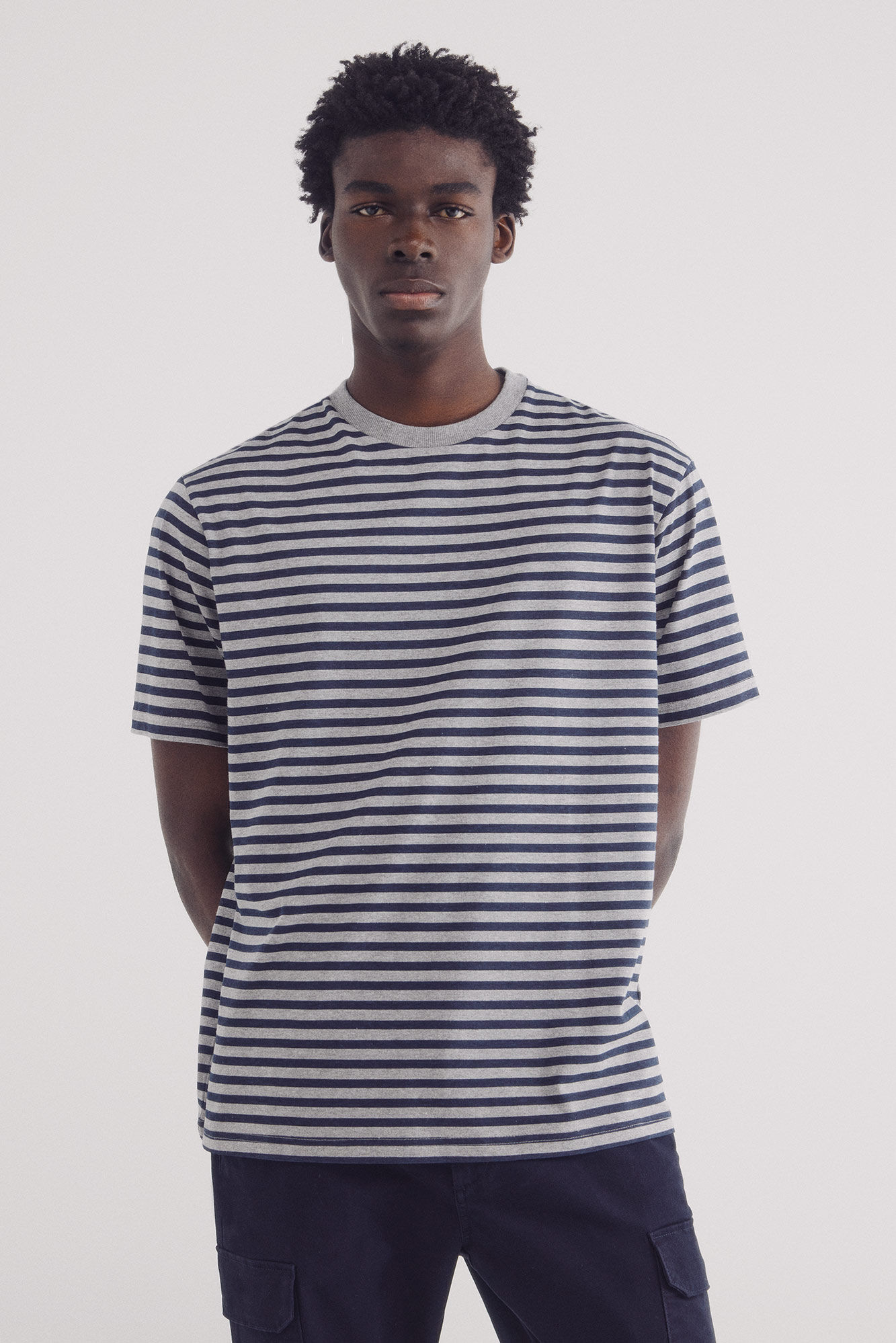 women'secret Camiseta rayas estampada