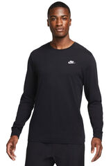 Nike T-shirt Nike Sportswear para Homem preto