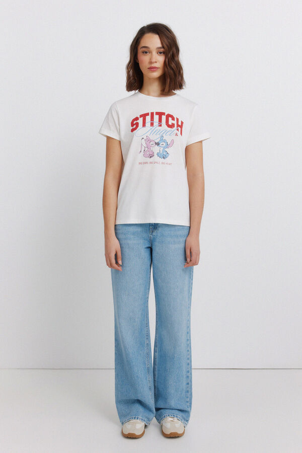 Springfield Majica kratkih rukava sa dezenom Bež