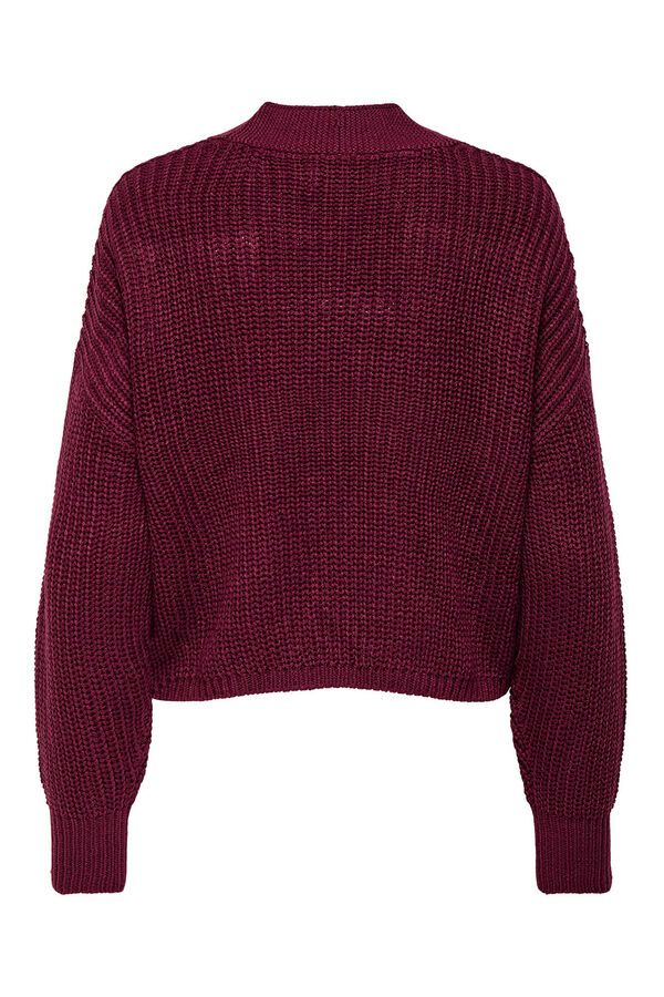 Only C&aacute;rdigan cierre de botones morado/lila