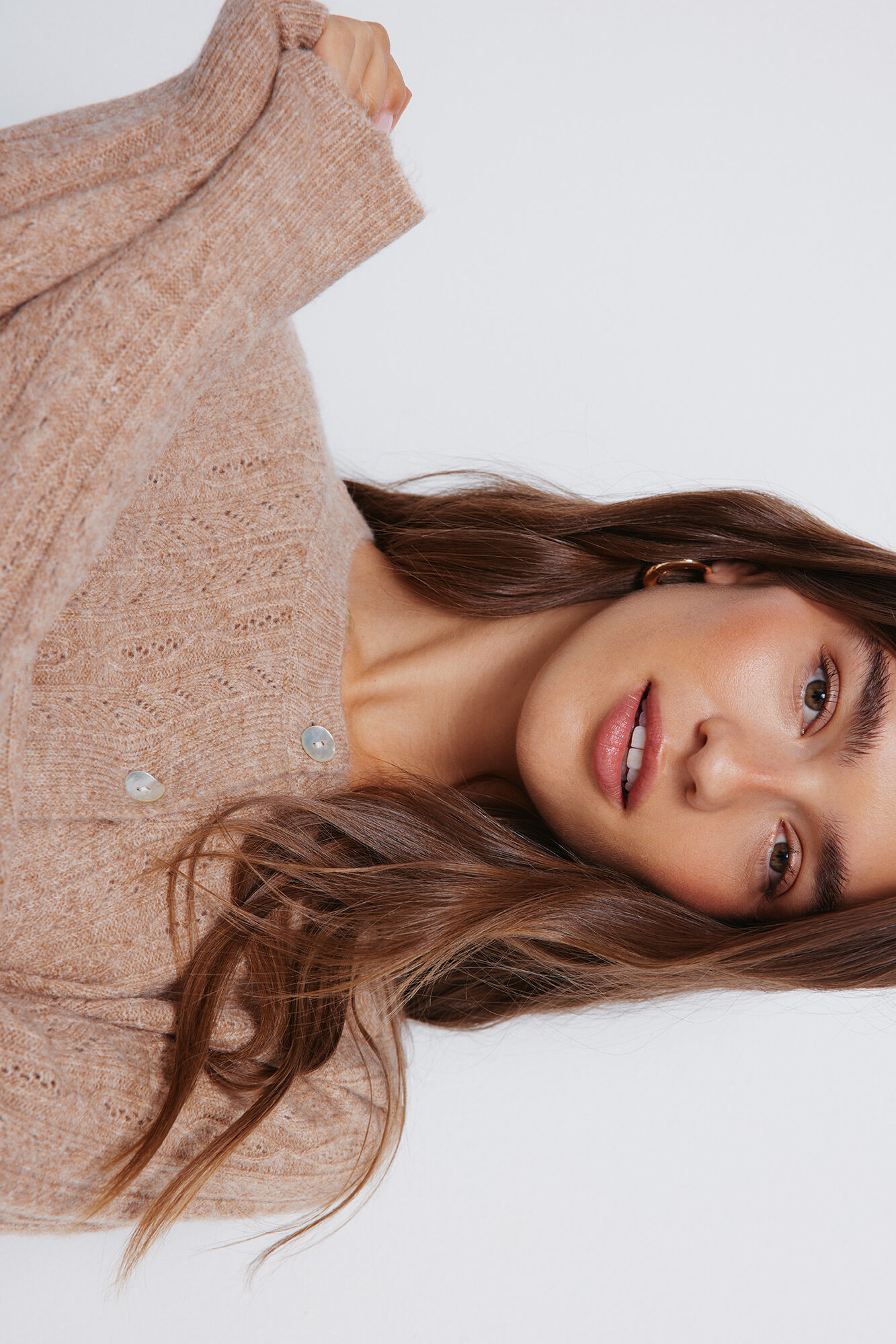 Springfield Kardigan sa poentel printom