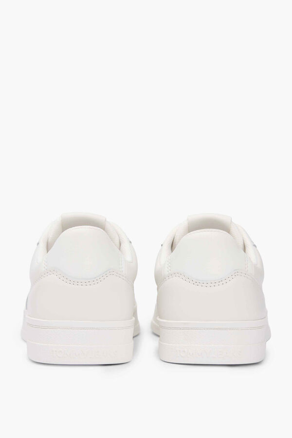 Tommy Jeans Zapatillas Tommy Jeans blancas con logo bandera blanco