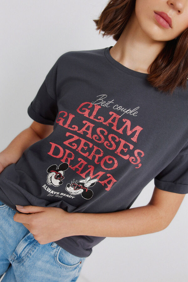 Springfield Majica sa kratkim rukavima DISNEY Siva