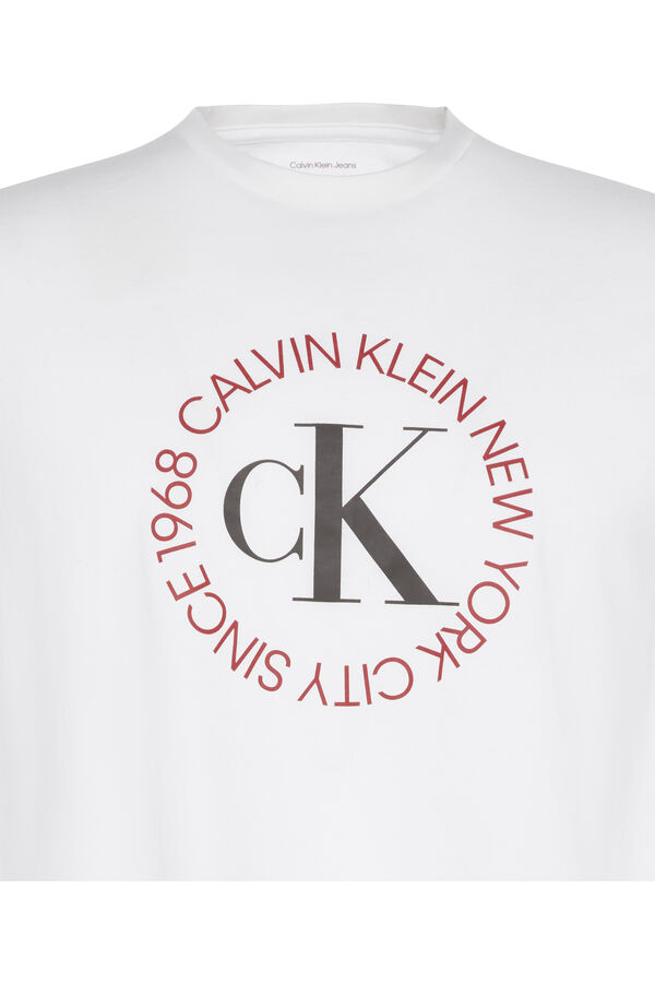CK Jeans Camiseta easy fit blanco