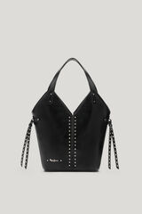 Pepe Jeans Bolso bandolera tachas negro
