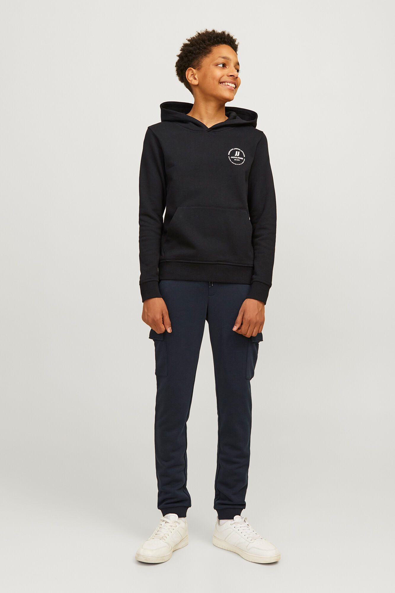 Jack & Jones Junior Sweatshirt com capuz de l&atilde; 