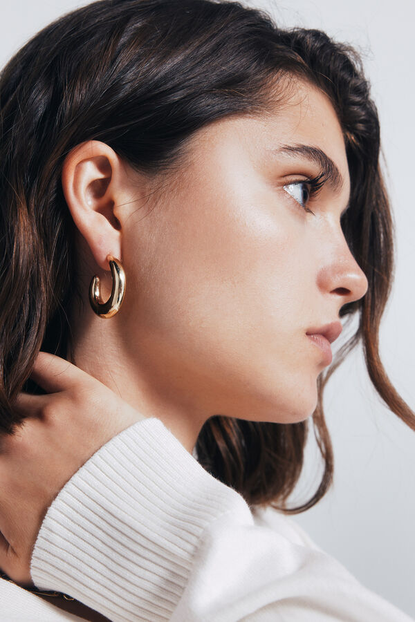 Springfield Pakovanje minđuša u obliku debelih alki srebrne i zlatne boje Žuta