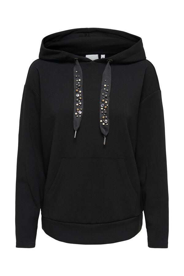 Only Sudadera con capucha negro