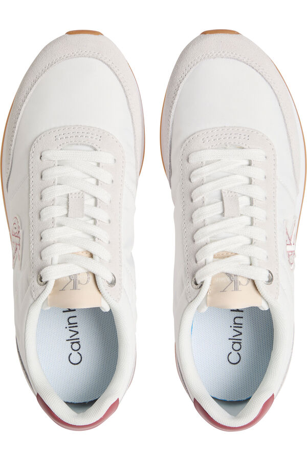 CK Jeans Zapatilla runner Calvin Klein blanco