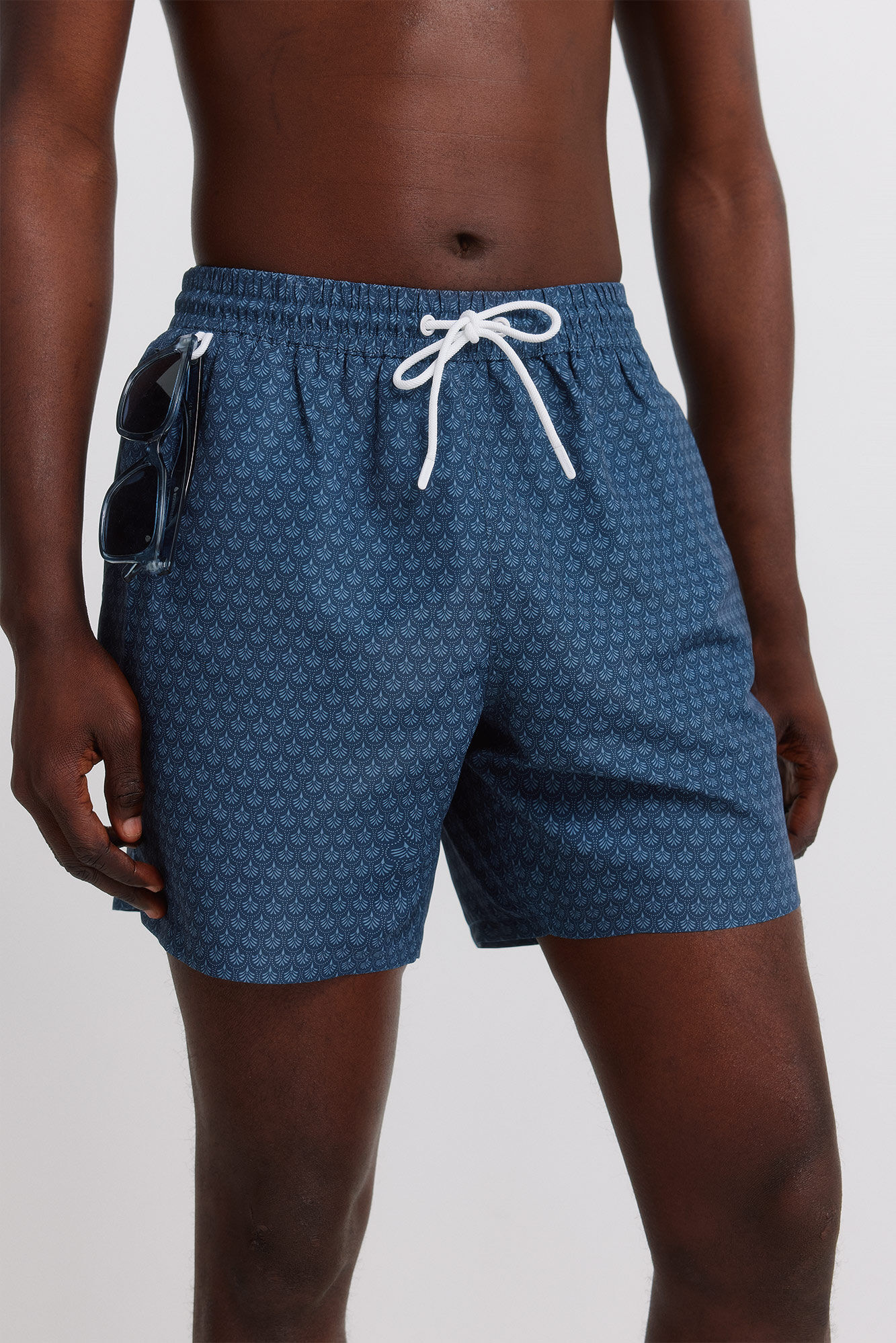 Springfield Kupaći kostim sa mozaik printom i džepom sa rajsfer&scaron;lusom