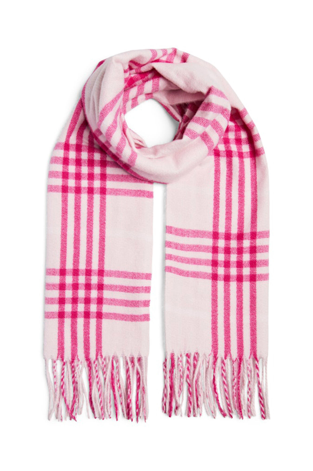 Pieces Cachecol longo b&aacute;sico com franjas