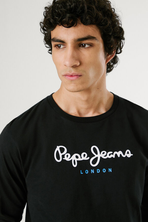 Pepe Jeans Camiseta manga larga negro