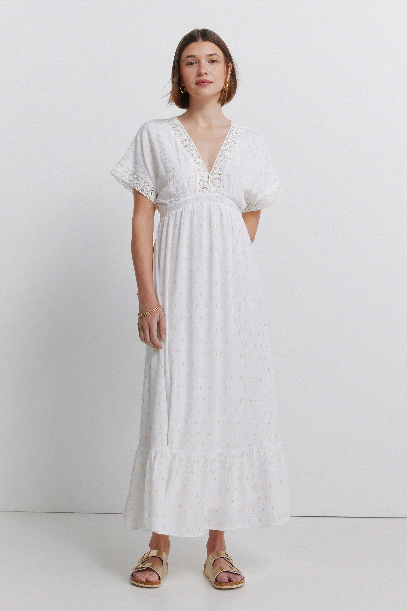 Springfield Vestido midi crochet