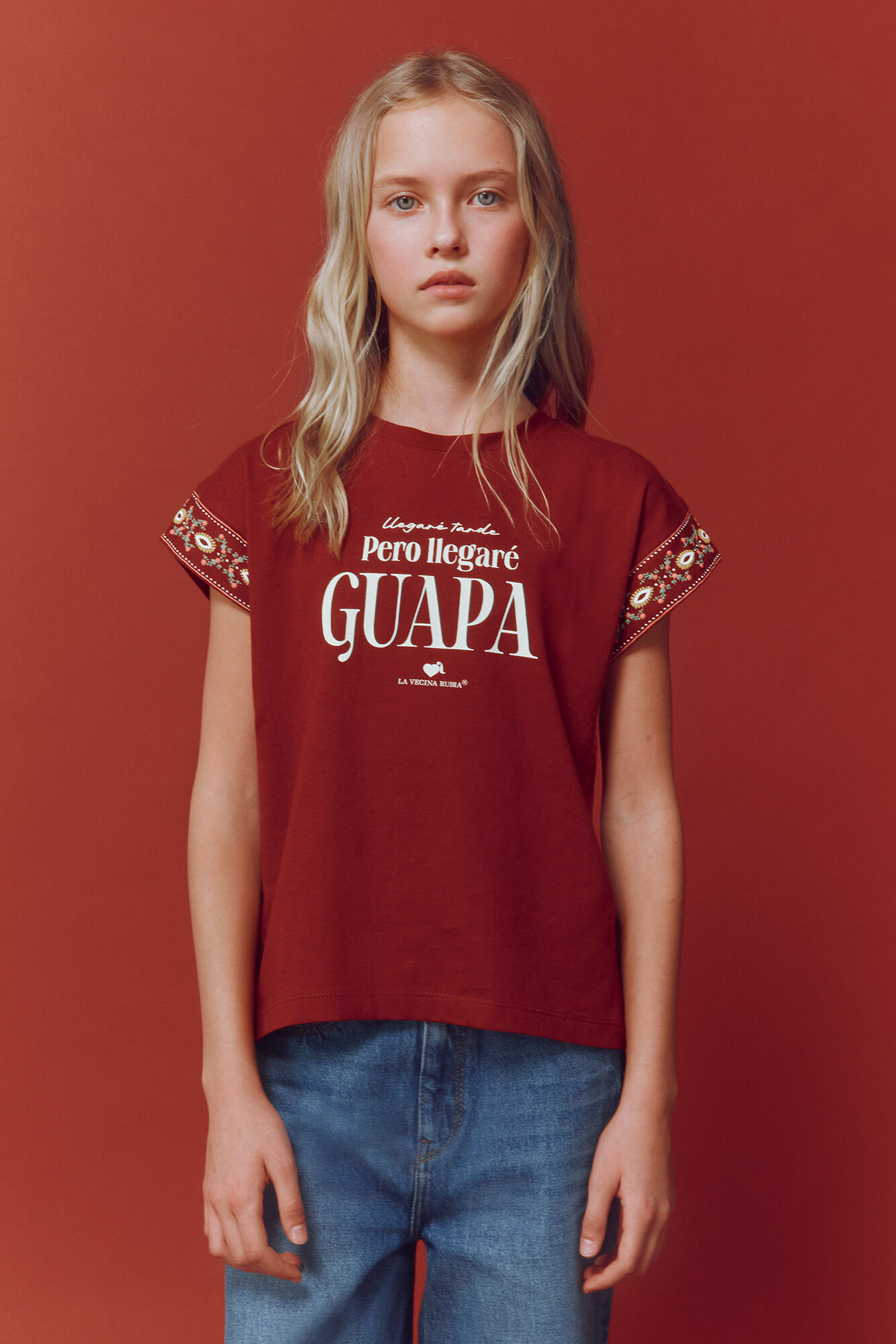 Springfield Kids Camiseta "Llegar&eacute; tarde, pero llegar&eacute; guapa"