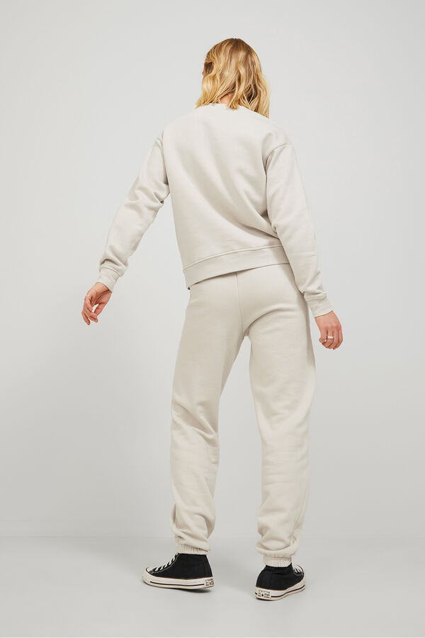 Jack & Jones Sweatshirt de gola redonda tradicional cinzento