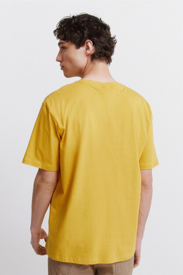 Springfield Tamna majica sa printom Žuta