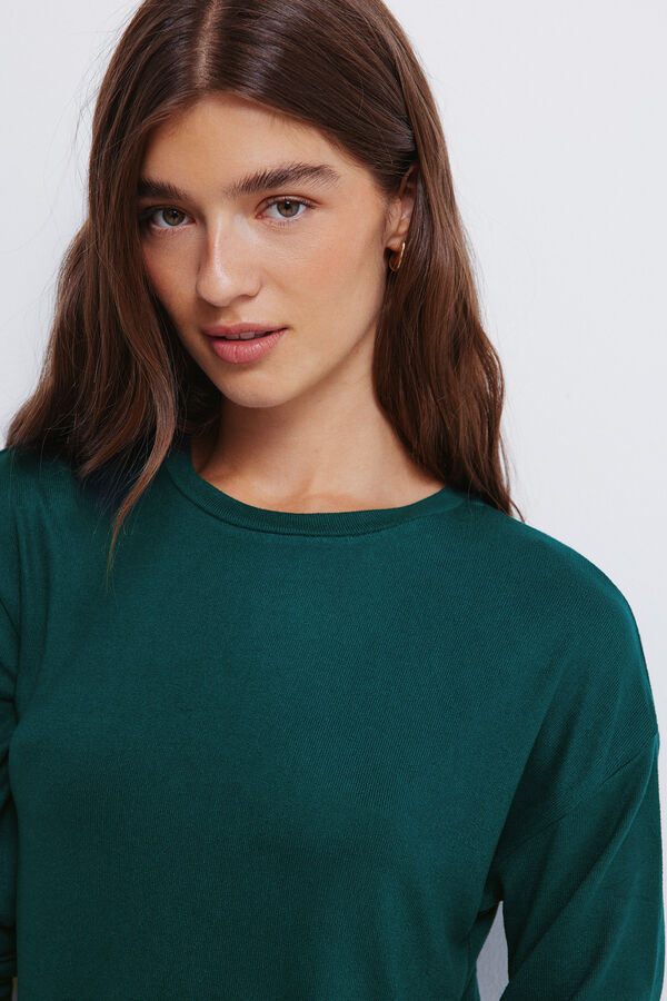 Springfield Kombinovana majica Zelena