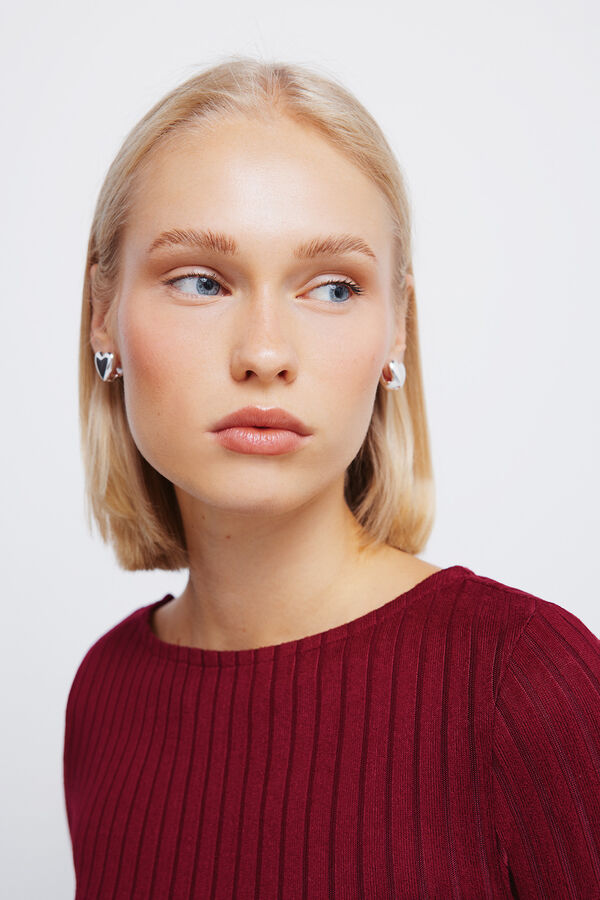 Springfield Rebrasta majica sa čamcem majica Bordo