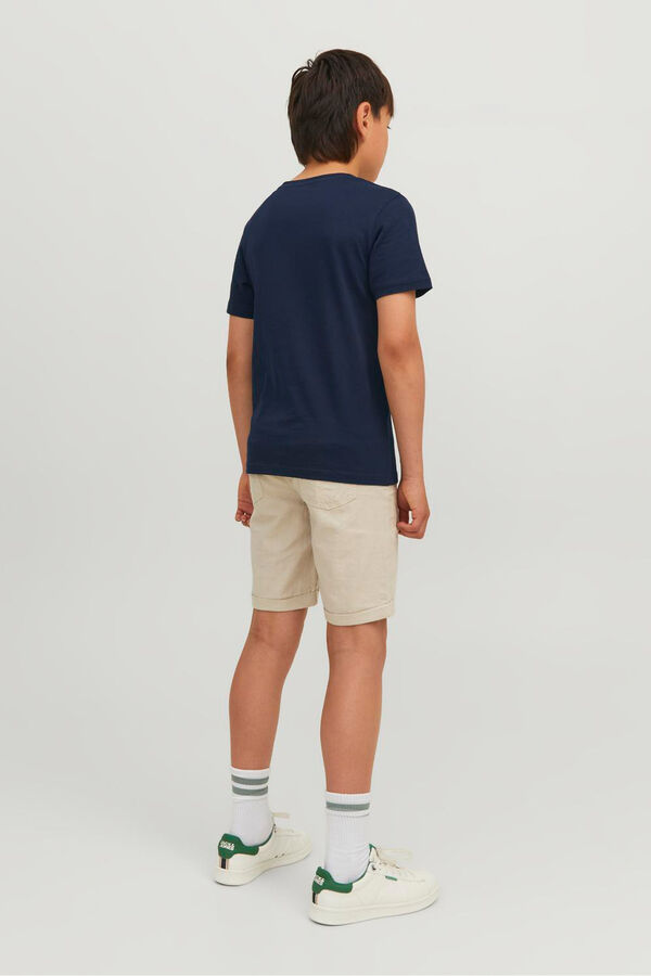 Jack & Jones Junior Regular fit printed t-shirt blue