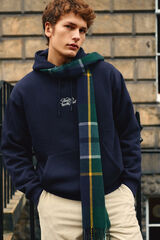 Springfield Cachecol xadrez xadrez verde e azul verde