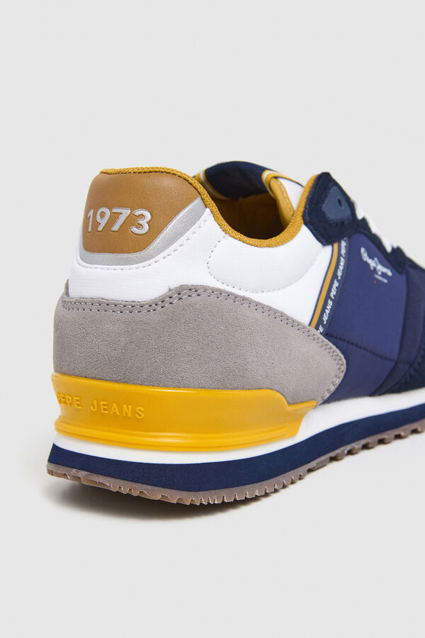 Pepe Jeans Laufschuhe mit Wildlederdetails Blau