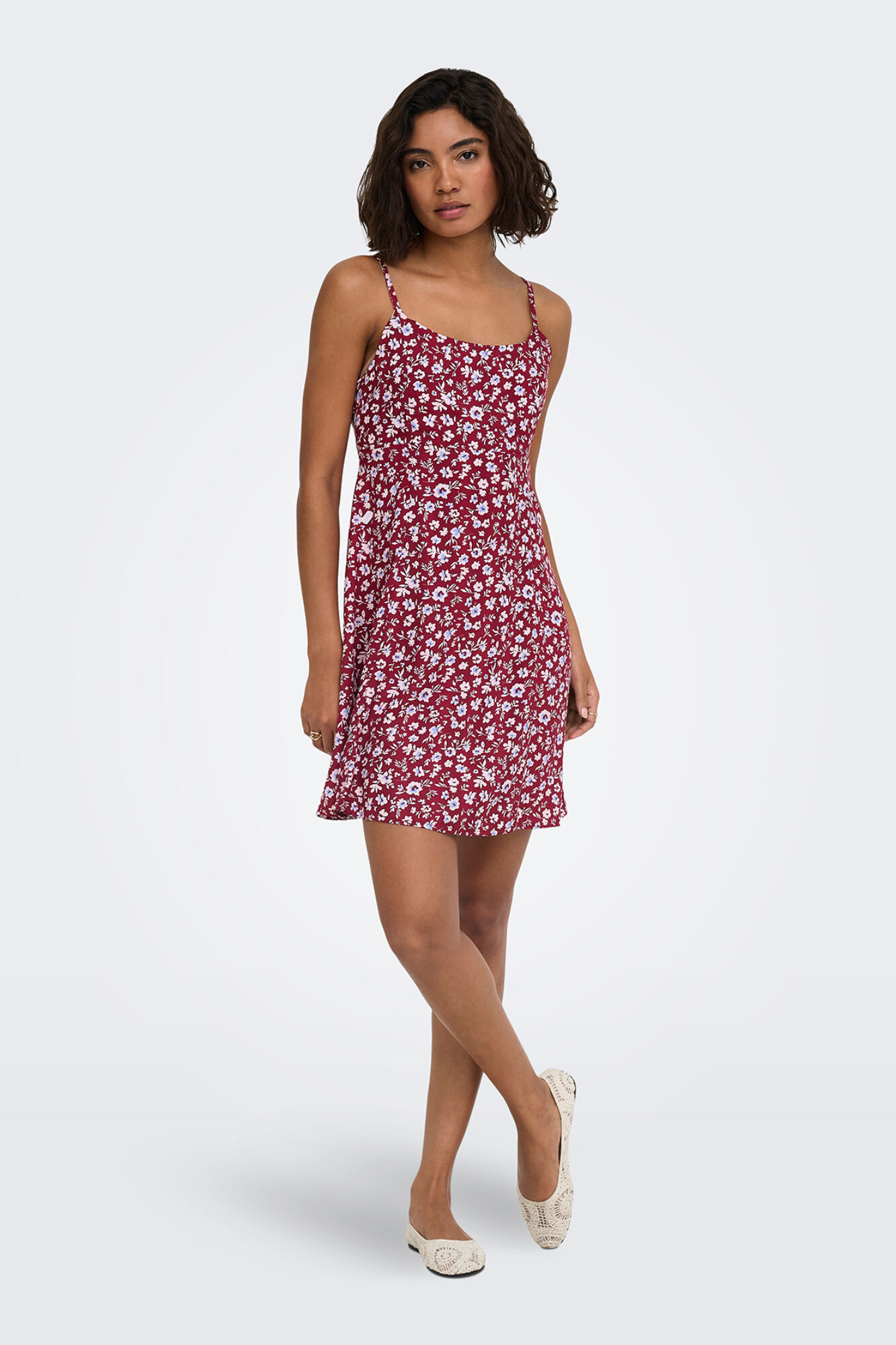 Only Vestido corto estampado floral