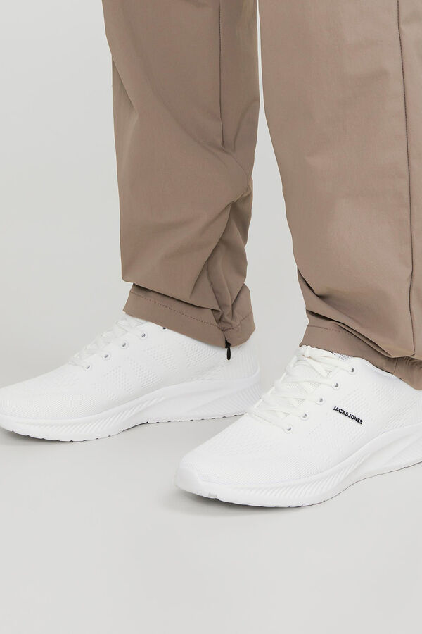 Jack & Jones Deportivas lisas mesh blanco