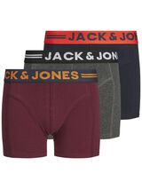 Jack & Jones Junior 3-pack boxers grey