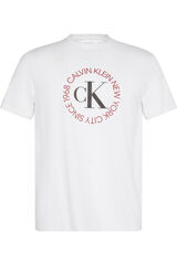 CK Jeans Camiseta easy fit blanco