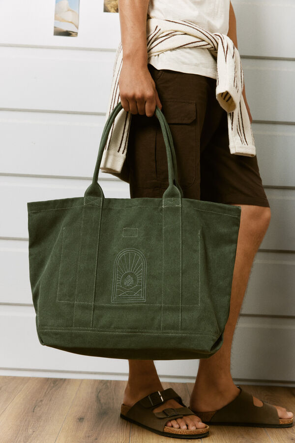 Springfield Bolsa viaje canvas verde