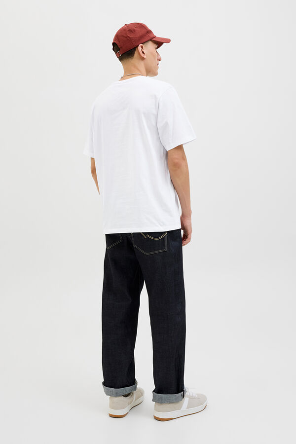 Jack & Jones Nagy log&oacute;s p&oacute;l&oacute; feh&eacute;r