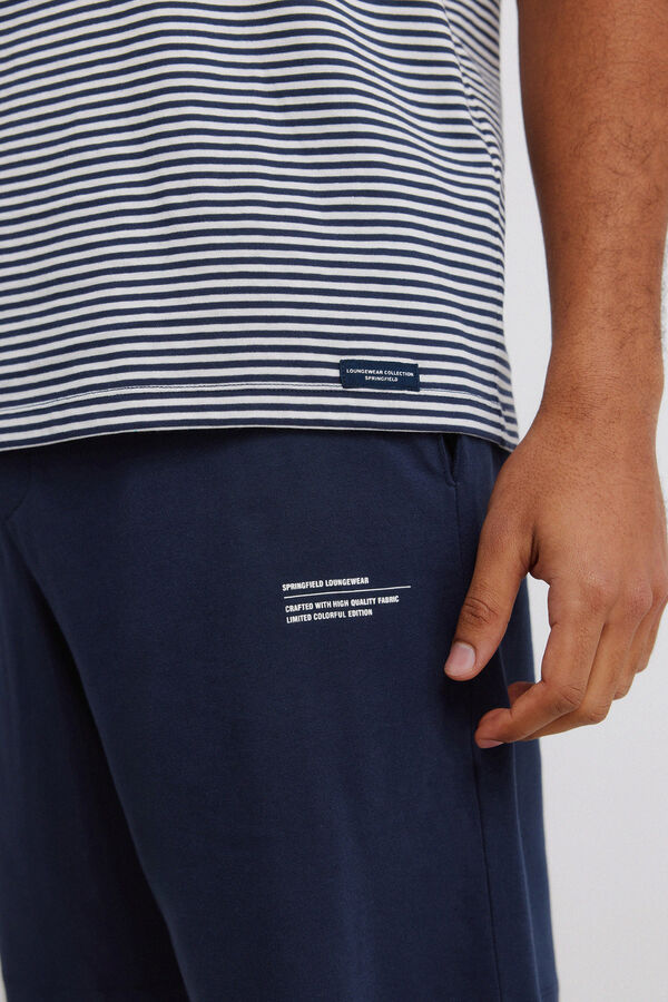 Springfield Garfield kratka pidžama Plava