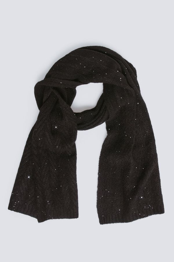 Springfield Sequin scarf black