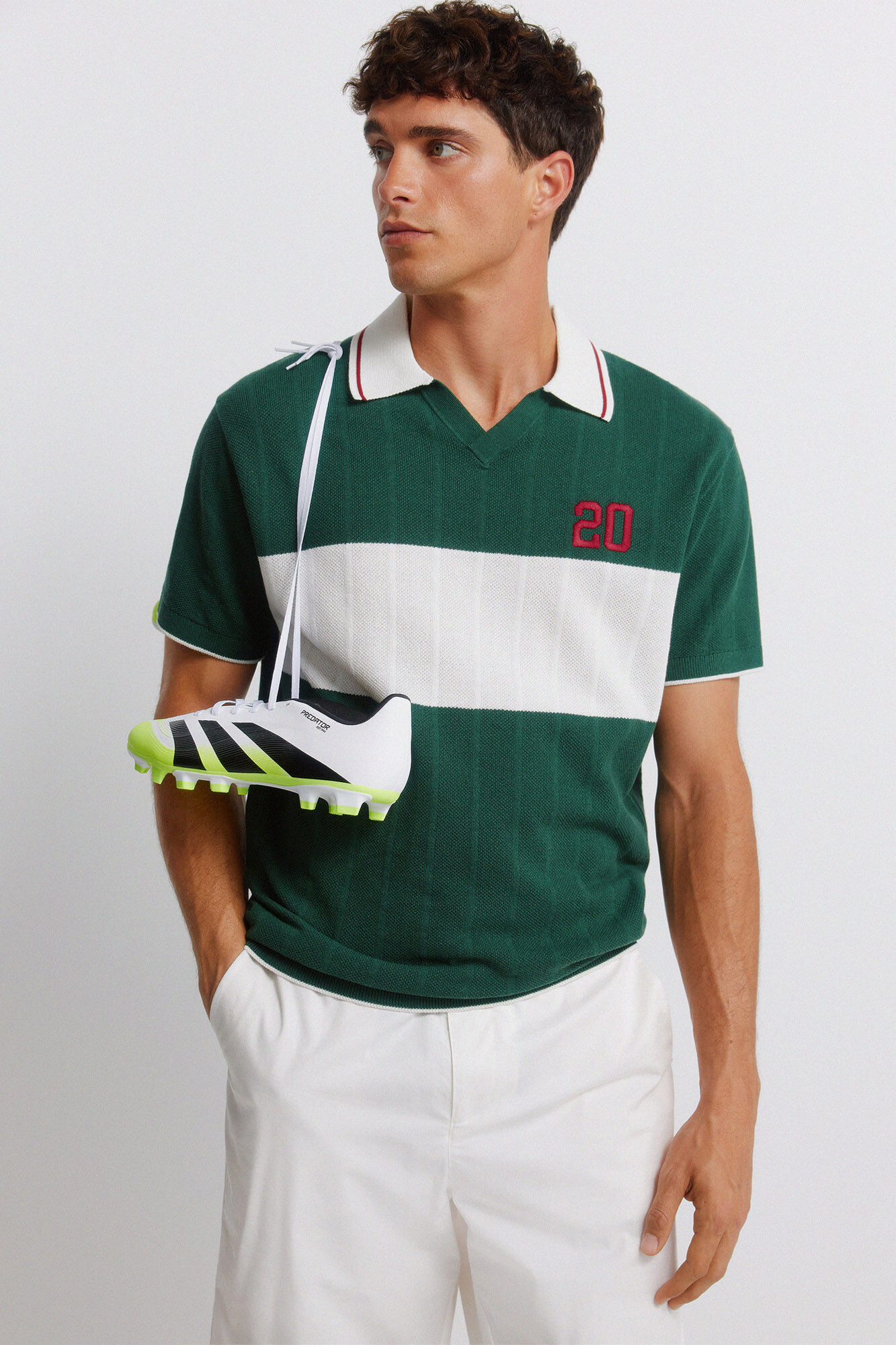 Springfield Sportska polo majica sa kontrastnim detaljima