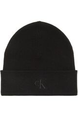 Calvin Klein Gorro De Punto Ck negro
