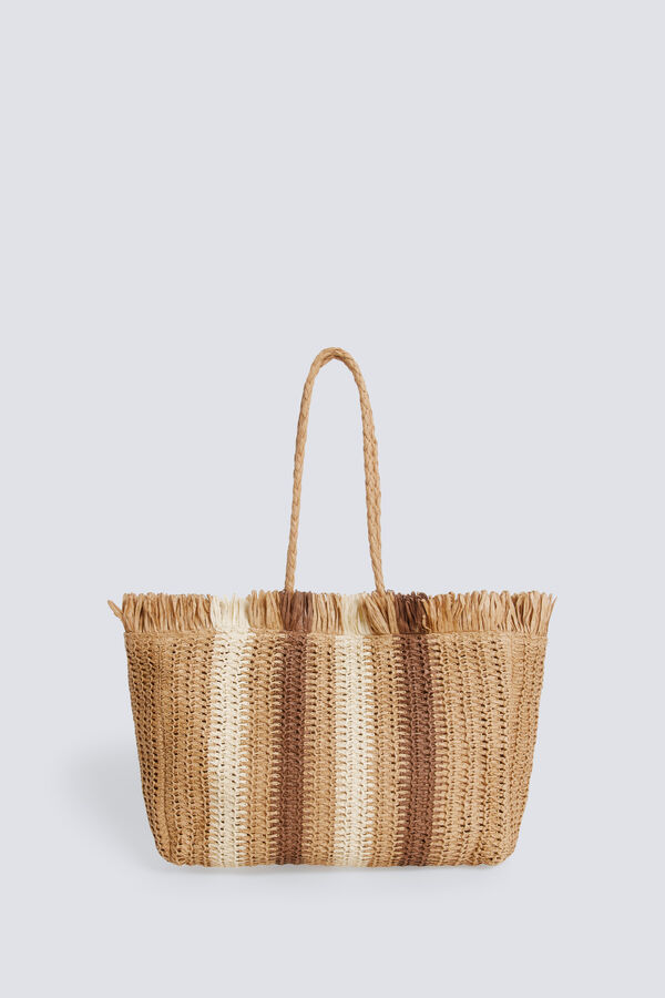 Springfield Torba shopper na pruge Print