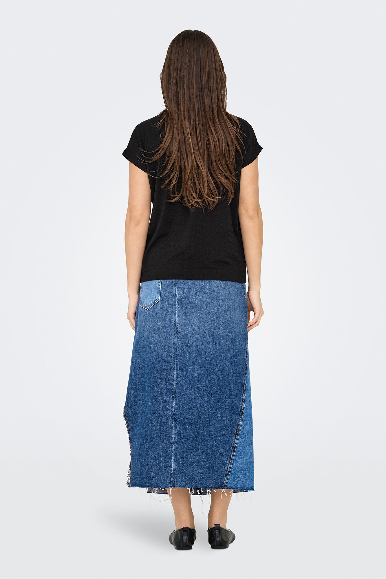 Only Camiseta regular fit glitter