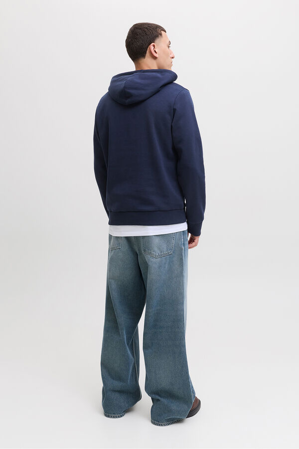 Jack & Jones Sudadera regular fit estampada azul