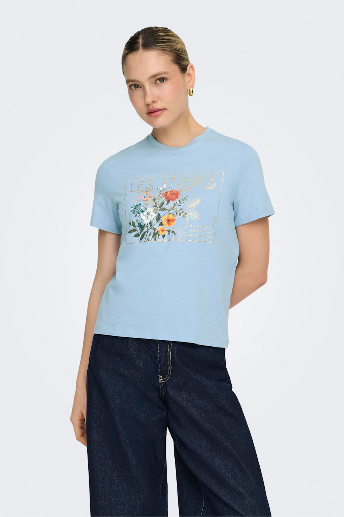 Only Camiseta com desenho frontal