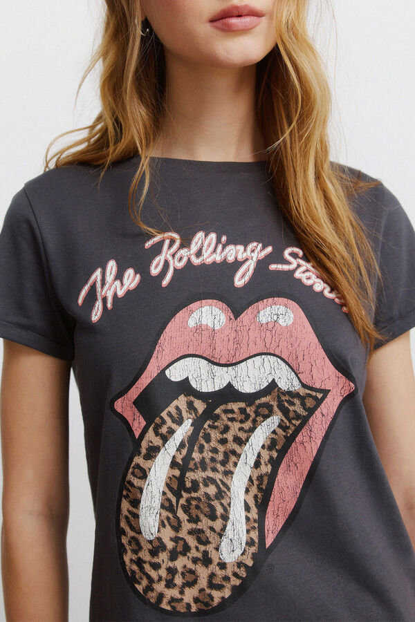 Springfield Majica sa kratkim rukavima "Pink panther" Siva