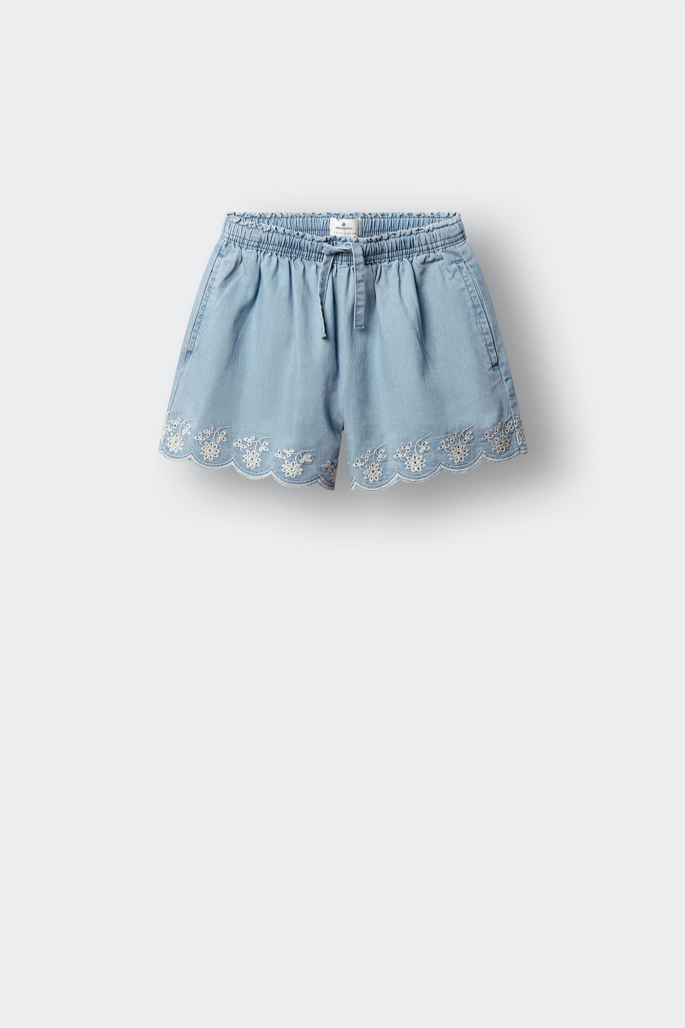 Springfield Kids Cal&ccedil;&otilde;es denim cortados menina